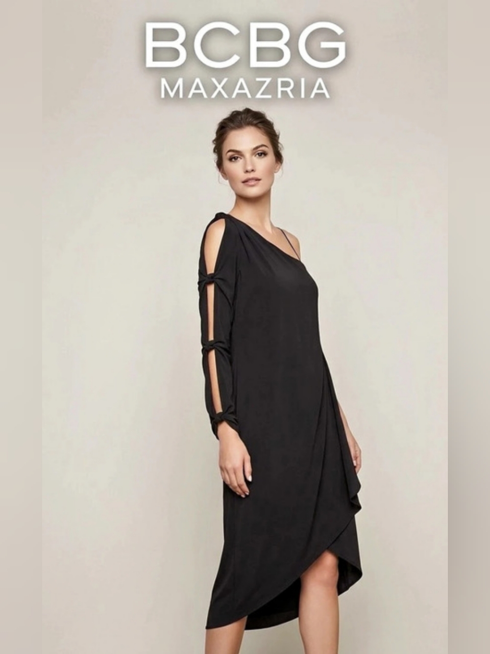BCBGMAXAZRIA Black Maxi Dress Size XS Like New